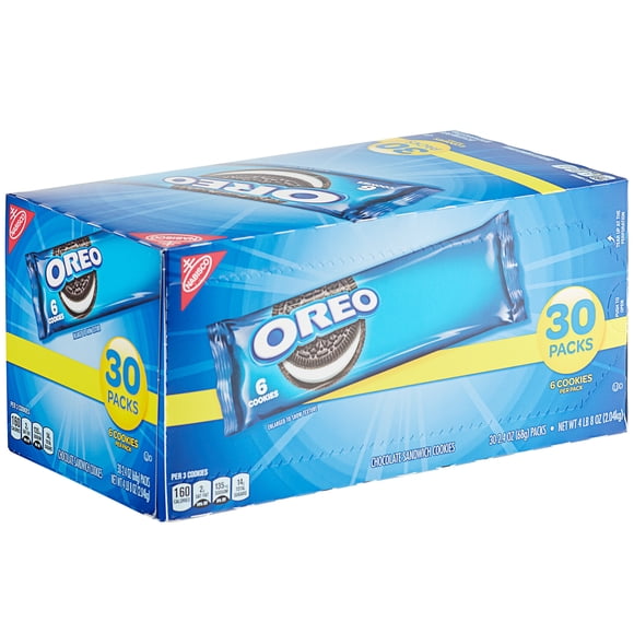 Nabisco Oreo Manchon à Biscuits de 6 Unités (2,4 oz) - 120/caisse