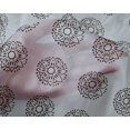 thumbnail image 4 of oneOone Silk Tabby Fabric Floral Block Printed Craft Fabric BTY 42 Inch Wide, 4 of 4