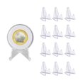 thumbnail image 1 of Coin Display Rack 12pcs Acrylic Coin Easel Stands Challenge Coin Display Holder 12pcs Card Racks For  Trading Cards Cds Medals original, 1 of 14