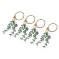 thumbnail image 4 of Anneaux pour Serviettes à Fleurs, 4 Pcs Anneaux pour Serviettes Simples Porte-Serviettes Anneaux pour Serviettes Réponse Rapide, 4 of 8
