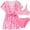 Hot Pink, variant on Zanarzt Swimsuit Cover Up Set Girls 3Pcs Swim Cover Up Sets Floral Bikini Crop Top with Brief Teens Bathing Suit Sky Blue,9-10 Years