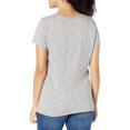 thumbnail image 2 of Hanes Jersey Slub pour Femmes à Fronces, Col en V, 2TG, Gris Chiné Dada, 2 of 2