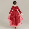 thumbnail image 4 of WEAIXIMIUNG Jolies Robes d'Été pour Filles 7-8 Tout-Petits Enfants Filles Jolies Paillettes Scintillantes Robe de Fête Carnaval Robe Formelle, 4 of 5