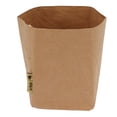 thumbnail image 1 of Washed Kraft Paper Bag, Kraft Paper Food Storage Bags Waterproof Practical Foldable Tear Resistant Wear Resistant  For Fruits For Household Sundries S,M,L,XL, 1 of 8