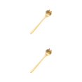 thumbnail image 1 of Redempat Cute Tea Spoon Exquisite Stainless Steel Spoon For Tea Drinking Teaware dog paw gold 1 2Set, 1 of 6
