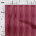 thumbnail image 1 of oneOone Cotton Poplin Fabric Basketweave Geometric Print Sewing Fabric BTY 42 Inch Wide, 1 of 4