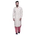thumbnail image 2 of Atasi Printed Rayon Pathani Kurta With Solid Salwar For Mens Party Wear, 2 of 5