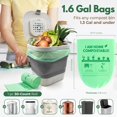 thumbnail image 2 of AIRNEX 50 Count Compost Bags - 6 L / 1.6 Gal Compostable Bags Made of Cornstarch - Compost Bags Small Size for Countertop Bin - Leakproof and Tear Resistant Biodegradable Bags, 2 of 7