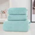 thumbnail image 1 of LSLJS Soft Linen Premium 3 Pc Towel Set 1 Bath Towel 1 Hand Towel 1 Washcloth Cotton Towels for Bathroom Towel Set for Adults-Highly Absorbent and Towel Set, Bath Towels, 1 of 6