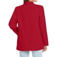 thumbnail image 4 of Girls Long Sleeve Shawl Formal Suit Jacket for Kids Open Front with Inner Pocket - Girls Tops Tees & Shirts, 4 of 8