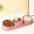 thumbnail image 1 of Elevated Triple Pet Feeder And Water Dispenser Set With 15 Raised Bowls For Cats Small Dogs And Rabbits, 1 of 3