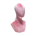 thumbnail image 2 of TISHITA Mannequin Tête Modèle Support de Chapeau Présentoir Tête pour Coiffe Casque Foulards Rose, 2 of 8