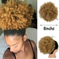 thumbnail image 4 of Baohd Effortless Afro Puff Drawstring Ponytail Bun Short Afro Kinky Puff Synthetic Brown 1Set, 4 of 6