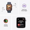 thumbnail image 3 of Restored Apple Watch SE (GPS) 44mm Silver Aluminum Case with Denim Sport Band - Medium/Large - Open Box, 3 of 4