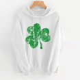 thumbnail image 1 of Pantalons pour Femmes Imprimé Saint-Patrick Décontracté Manches Longues Sweat à Capuche Ample Saint-Patrick, 1 of 5