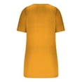 thumbnail image 4 of AherBiu Womens 2025 Ribbed Knit T Shirts Square Neck Slim Fitting Tshirts Summer Casual Basic Tops Blouses, 4 of 4