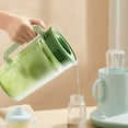 thumbnail image 3 of Pichet Isotherme avec Couvercle, Grande Capacité (2 Litres), en Polypropylène, Compatible Lave-Vaisselle et Résistant aux Hautes, Vert, JKODE, 3 of 8