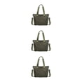 thumbnail image 1 of kurtrusly 1/2/3 Sac Fourre-Tout Durable pour Femmes - Anti-Rayures et Résistant à l'Usure Pratique Vert 3 Pcs, 1 of 6