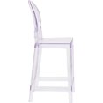 thumbnail image 2 of Nicer Furniture tabouret de comptoir moderne transparent, 2 of 4