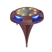 Suncoda Solar Lights, 4Pcs LED Lights Underground Buried Garden Roadway Outdoor Wall Lamp 8 LED Lights