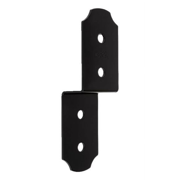 National Hardware 108036 1.75 x 5 x 9.75 Po. Cravate Hartley, Noir