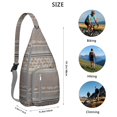 thumbnail image 2 of Sac à Bandoulière Ethnique Coloré – Sac d'Épaule pour Plein Air et Randonnée, 2 of 4