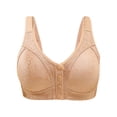 thumbnail image 1 of cfhntfmh Front Closure Bras for Women Comfort Full Coverage Everyday Bras Wireless Convenient Front Buttons Bras, 1 of 7