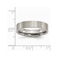 thumbnail image 2 of Mens 5mm Comfort Fit Titanium Wedding Band Ring, 2 of 5