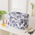 thumbnail image 3 of Liyamei Sewing Machine Cover Floral Quilted Sewing Machine Cover With Pocket Craft Room Sewings Organizer Sewing Machine Storage Cover With Protective Layer And Built In Compartments, 3 of 3