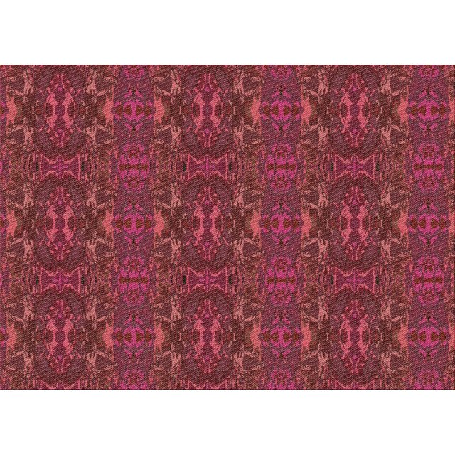 Ahgly Company Tapis Rectangulaire Lavable en Machine Intérieur Transitionnel Rouge Cerise, 7 Pieds x 10 Pieds