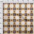thumbnail image 2 of oneOone Silk Tabby Fabric Check Ikat Print Fabric By The Yard 42 Inch Wide, 2 of 4