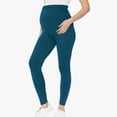 thumbnail image 2 of Kcodviy Women Maternity Casual Solid Maternity Plus Size Color Elastic Control Hight Overall Leggings Waist Long Pants Leggings Maternity Leggings Set Soft Pants, 2 of 9