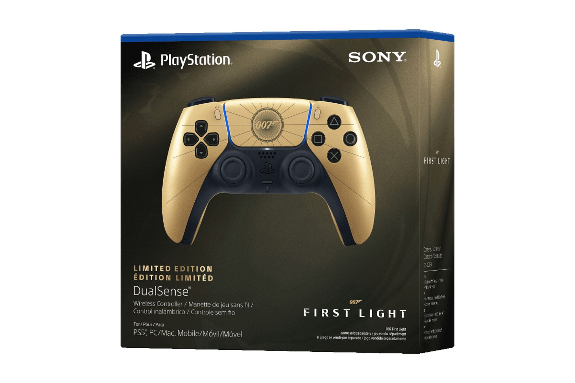Manette de jeu sans fil DualSense® – Édition limitée 007 First Light™
