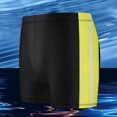 thumbnail image 4 of Viluyesy Men Board Shorts Swim Trunk 5 Inseam Drawstring Summer Beach Shorts, Yellow Free Size, 4 of 6