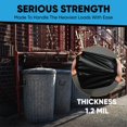 thumbnail image 4 of Clear Trash Bags, 55-60 Gallon, 50 Count, 4 of 6