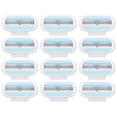 thumbnail image 2 of Women's Razor Blade Refill, Razor Blade Refills 12Pcs Women Trimmer Blade Body Armpit Hair Removal  for Salon for Home, 2 of 7