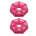 thumbnail image 1 of organizer box pill storage case portable tablet holder 7 grid tablet box plastic pill case, 1 of 10