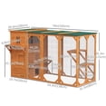 thumbnail image 3 of PawHut Catio pour Chat en Bois 76 Po L Maison pour Chat d'Extérieur avec Plateformes de Saut, 3 of 10