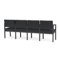 thumbnail image 5 of Lenox Steel Reception Waiting 4 Seats Chair / Charcoal Steel / Dark Gray, 5 of 5