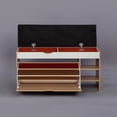 thumbnail image 2 of SOCE012 - Craftsman Shoe Storage bench with Long Bench Seat, 2 of 8