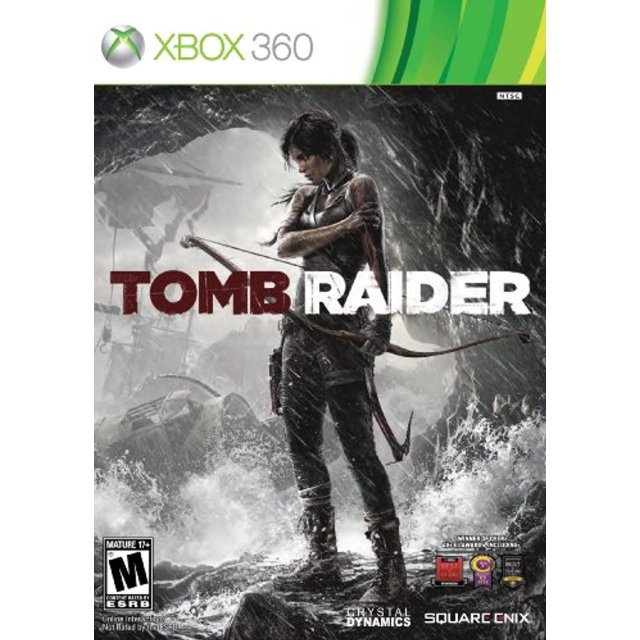 Tomb Raider, Square Enix pour Xbox 360, Édition Physique. Jeu Remis à Neuf en Très Bon État, Comprend un Étui avec Couverture Originale et Illustration Mettant en Vedette le logo Xbox 360, un Texte de Titre Rouge et Blanc Audacieux et une Scène d'Action Orageuse. Idéal pour les Amateurs de Jeux Xbox 360.