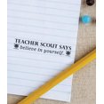 thumbnail image 3 of Printtoo Personalized Teachers Stamp Says Believe In Yourself Teachers Name Self-Inking Rubber Stamp Teacher's Advice For Students Classroom & Homework Supplies,Purple-42 x 9 mm, 3 of 7