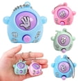 thumbnail image 3 of Novelty Rock Paper Scissors Egg Keychain Toy Changeable Face Game for Teens Adults Party 28PCS, 3 of 6