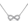 thumbnail image 1 of 10k Gold 0.30 Cttw Canadian Diamond Infinity Necklace, 1 of 3