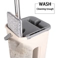 thumbnail image 4 of Flat Mop Bucket Set Self-wash Floor Washing Tool Microfiber Mop Reusable Dry Wet Floor Washing Tools, 1Pc Cloth, 4 of 7