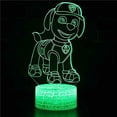 thumbnail image 1 of Weetoo 3D Kids Night Light, Paw Patrol Lamp,16 Colours Changing LED Night Light with Remote & Smart Touch for Children's Room Decor, Birthdays, 1 of 5