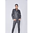 thumbnail image 4 of Pantalon Extensible en Cuir pour Femmes avec Poches, 4 of 5
