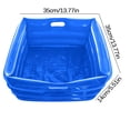 thumbnail image 3 of Inflatable Foot Bath Basin | Portable Foldable Soak Tub for Foot Cleaning | Travel Foot Spa for Beach Camping Pool Use | Outdoor Wash Basin for Rinsing Feet, 3 of 6