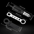 thumbnail image 4 of Nut Riveting Tool with Riveting Drill Adapter, Multifunctional Portable Accessory for DIY Woodworking Factory Use, Includes Handle and Wrench, 4 of 9