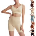 thumbnail image 2 of Coofit Ensemble d'Entraînement Short de Yoga à Séchage Rapide en 2 Pièces pour Femmes, 2 of 10